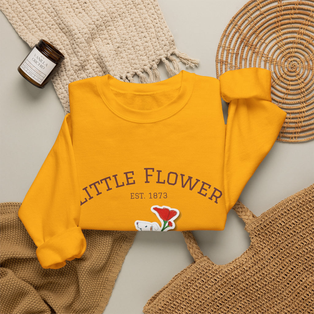 Cozy St. Thérèse, The Little Flower, Cozy Mouse Sweatshirt